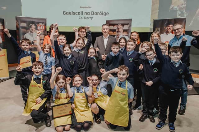 Brennan's Bread Dough It Yourself event at W5 Belfast 5th February 2025 pictured Gaelscoil na Daróige