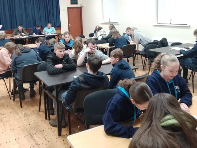 The pizza and quiz night which was held by Kells and Connor YFC