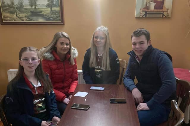 Cappagh YFC who attended the Tyrone quiz night