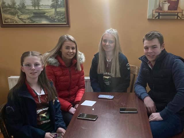 Cappagh YFC who attended the Tyrone quiz night