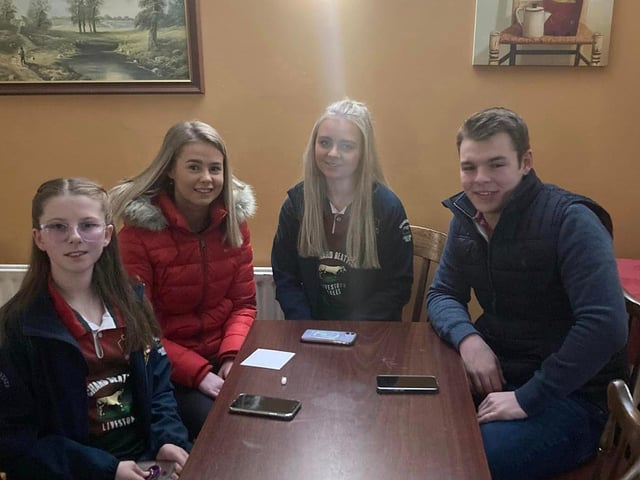 Cappagh YFC who attended the Tyrone quiz night