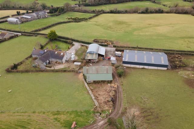 The farm is situated approximately 2.5 miles from Downpatrick and 3.5 miles from Crossgar. Image: Quinn Estate Agents