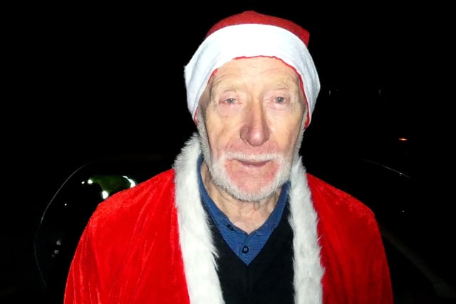Santa David Wilkinson, Antrim, with his own beard
