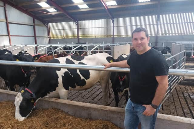 James Paul from Knockloughrim, Co Londonderry pictured on his home farm