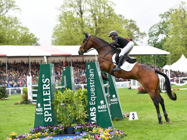 Rosalind Canter riding Lordships Graffalo for GBR. (Pic: Kit Houghton)