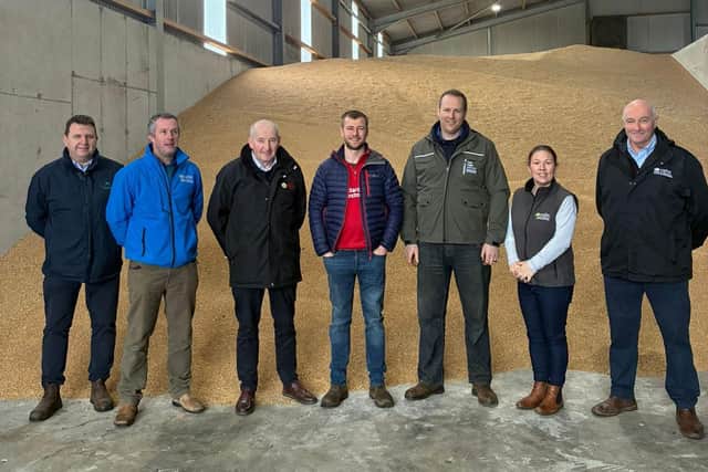 Members of Arable NI steering committee pictured at Legmore Farms, Moira.