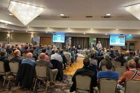 The UFU is hosting DAERA meetings across Northern Ireland, pictured is the event at Killyhevlin Hotel, Enniskillen.