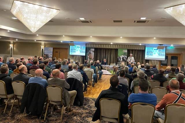The UFU is hosting DAERA meetings across Northern Ireland, pictured is the event at Killyhevlin Hotel, Enniskillen.