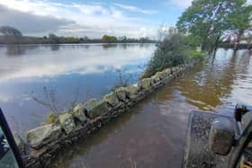 A picture of floods near Hillsborough. (Picture supplied by David McGarry)