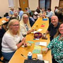The Gibson family at the Kells and Connor YFC bingo night