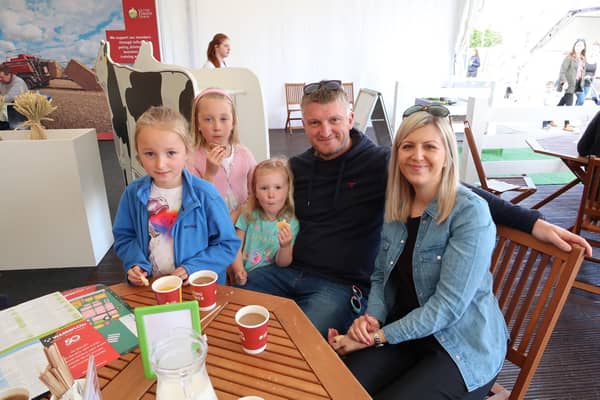 UFU members pictured at the UFU stand enjoying a chat, tea and tray bake, at Balmoral Show last year. (Pic: UFU)