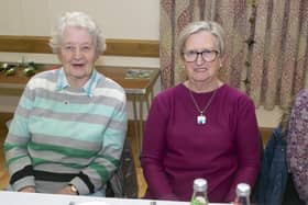 CELEBRATE. Ruby Christie, Mary Huey and Katie McCurdy, who, along with fellow members, celebrated the 75th Anniversary of Armoy WI. Pictures: Sammy McMullan