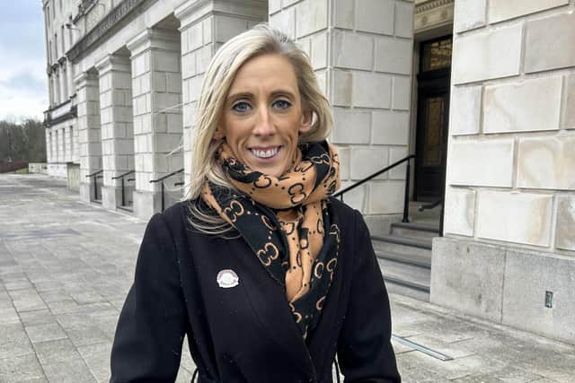 Carla Lockhart MP pictured after the meeting at Parliament Buildings, Stormont.