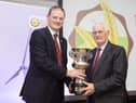 Billy Martin OBE FRAgs wins BT cup at UFU annual dinner 2023