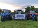 Pictured are members of Castlecaulfield Young Farmers' Club who are busying preparing for their tractor run to be held on Sunday, September 10th. Picture: Castlecaulfield Young Farmers' Club