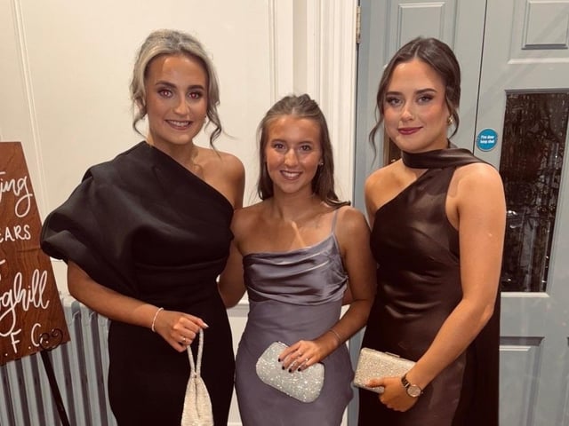 Sarah Chesney, Lauren Wilson and Anna Duffin.