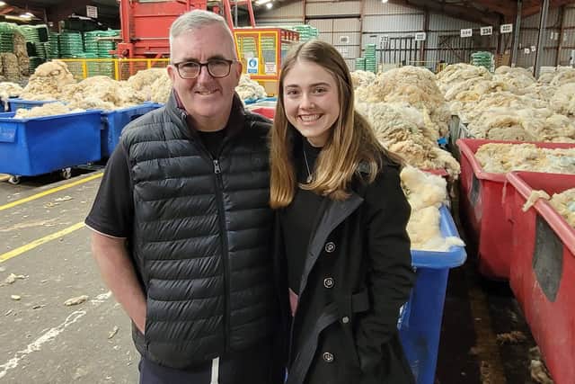 Chris and Michelle visited Ulster Wool near Antrim.