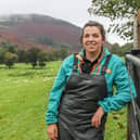 Beca Glyn, a young sheep farmer and Wales Farm Safety Partnership Ambassador