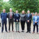 Speaking at the recent forestry and tree planting event, hosted by CAFRE at its Greenmount campus, (l-r): Gregor Fulton, National Trust; John Hetherington, Premier Woodlands; Rodrigo Olave, AFBI; Aoife Smith, Forest Service; David Dowd, CAFRE; Konstantinos Xyntaris, CAFRE