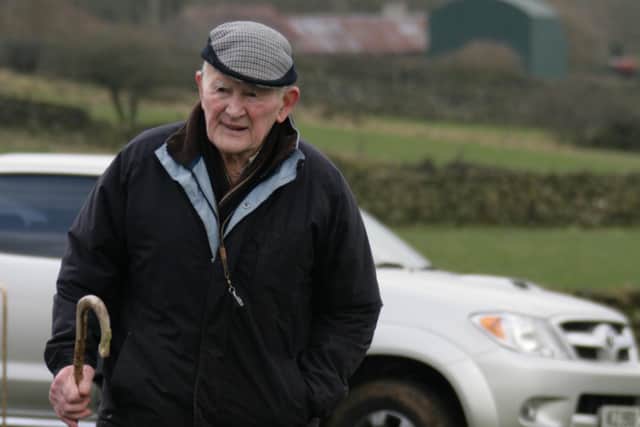 Pictured in March 2009 is Kevin Kelly who is seen at the dog trial at Sam Wallace's farm on Slemish. Picture: Farming Life archives/Steven McAuley