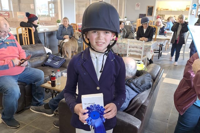 A prize winner in class one, Juniors. (Pic supplied by NI Riding Clubs)