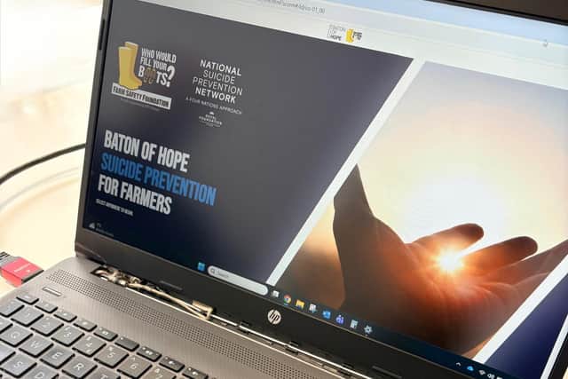 website to help farmers with their mental health