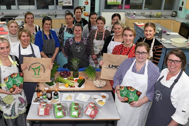 LMC held a red meat skills workshop for Food and Nutrition Teachers in Magherafelt High School