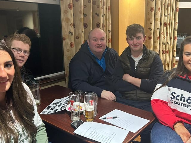 Newtownstewart YFC who attended the Tyrone quiz night