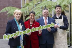 Heather Humphreys TD, Minister for Rural and Community Development and Social Protection, Margaret Jeffares, CEO, Good Food Ireland, Paul Heery, general manager, The K Club and Ivan Kiersey, Freezin. Picture: Submitted