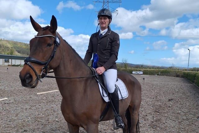 Sammy Workman, second place in Class One, Senior. (Pic supplied by NI Riding Clubs)