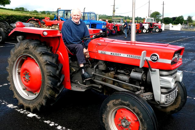 Jim White, Seven Mile Straight at the annual pre 1976 tractor run organised by the Traction Engine Club of Ulster. Picture: Alan Hall