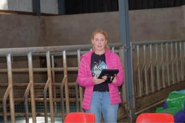 Joanne Millar from Food Heartland gave a very informative talk at the Dunlarg Dexter Farm Walk. (Pic: NI Dexter Cattle Group)