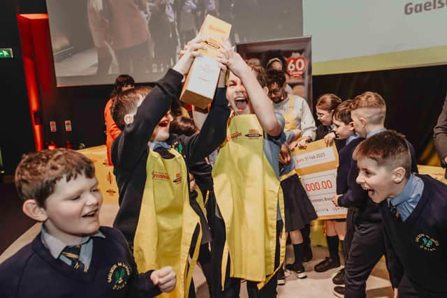 Brennan's Bread Dough It Yourself event at W5 Belfast 5th February 2025 pictured Gaelscoil na Daróige