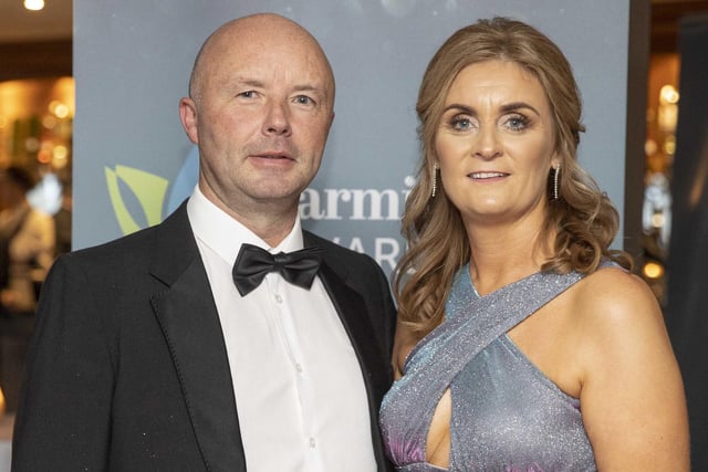 Andy and Paula Smyth pictured at the Farming Life Awards.