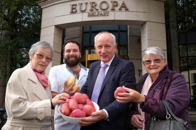 Wilson's Country potatoes are regularly on the menu at Belfast's Europa Hotel. Photograph: Columba O'Hare/ Newry.ie