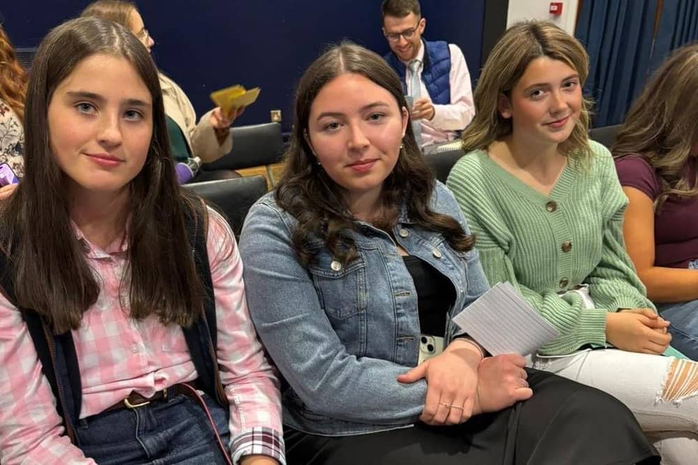 Lucy Stevenson, Rachel Cochrane and Bethany Nutt from Moycraig YFC
