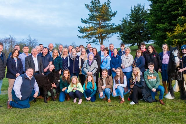 Organising Committee and Sponsors at the Saintfield Show Launch night held at Temple Golf Club