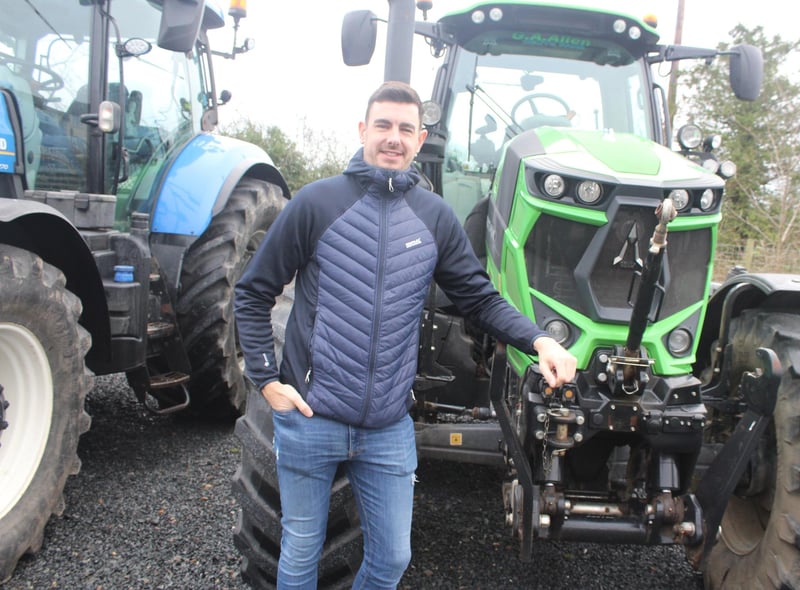 Alan Hetherington with his tractor