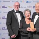 Green Legacy Award, sponsored by Encirc, presented by Fiacre O’Donnell, Sustainability Director to Bob and Rosemary Salisbury for their ‘Field of Dreams’ work restoring biodiversity at their family farmland in Co Tyrone