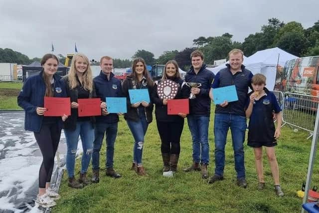 Straid YFC who won the superclub competition at Antrim Show. Picture: Co Antrim YFC
