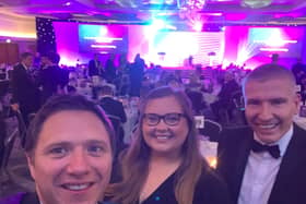 Attending the Meat Management Industry Awards, Colin Smith, LMC Industry Development Manager, Lauren Patterson, LMC Marketing and Communications Manager and Ian Stevenson, LMC Chief Executive.