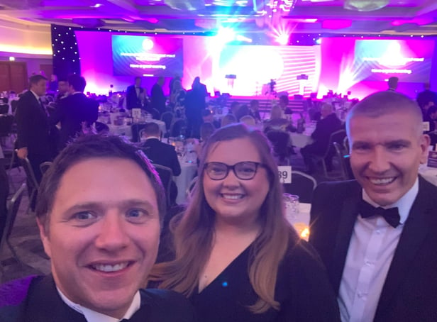 Attending the Meat Management Industry Awards, Colin Smith, LMC Industry Development Manager, Lauren Patterson, LMC Marketing and Communications Manager and Ian Stevenson, LMC Chief Executive.