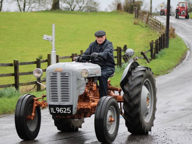Pictured at the recent monthly road run held by the Fermanagh Vintage Tractor Club. Picture: Andy Crawford/Fermanagh Vintage Tractor Club