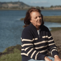 Tracy enjoying a rest at the seaside