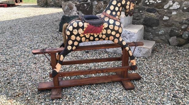 A child's rocking horse. Pic: Scarva Auctions
