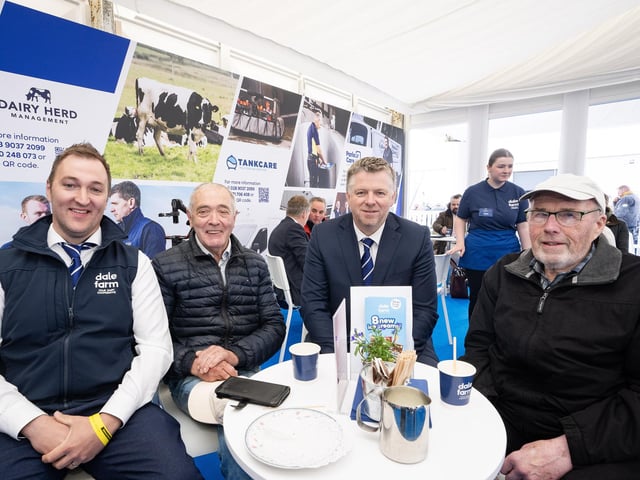 Paul Reaney, Clifford Rainey, Ivor Burnfield and Charles Irwin, Markethill