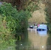 Flooding in the Downpatrick area. Pic: Jonathan Porter/PressEye