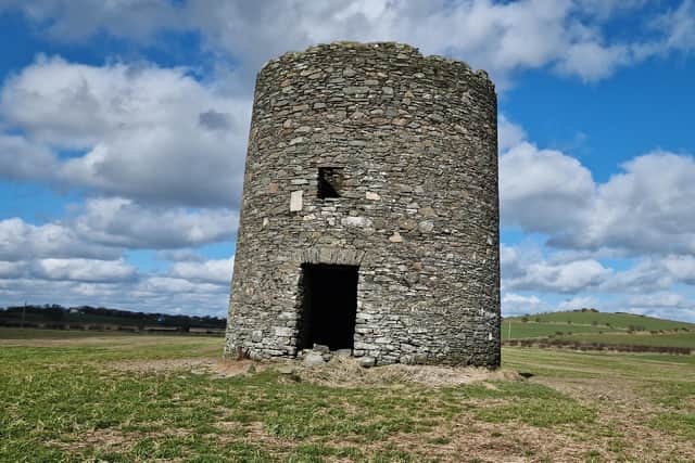 The stunning old windmill at Kearney on the Ards Peninsula. This stump remains overlooking Knockinelder Bay.  Picture: Darryl Armitage