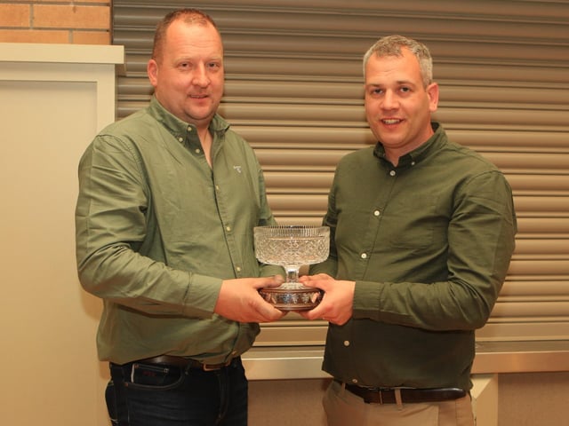 Danske Bank reserve female of the year crystal bowl winner: Ranfurly Weikel 56th from David & Jonny Hazelton presented by chairman Shane McDonald