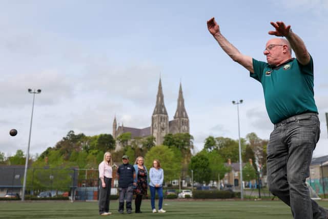 Chris Mallon, Former Chairman of of Ból Cumann Uladh (The Irish Road Bowling Association)